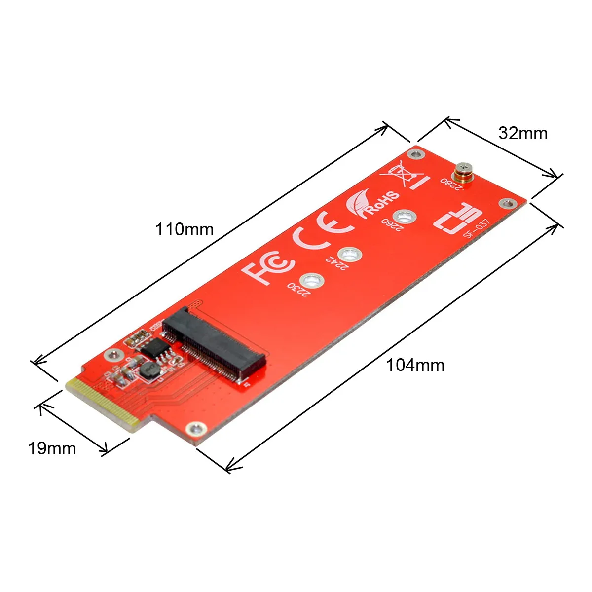 CY Xiwai M-key 4X NVMe NGFF адаптер хоста для линейки 1U GEN-Z EDSFF короткий SSD E1.S носителя