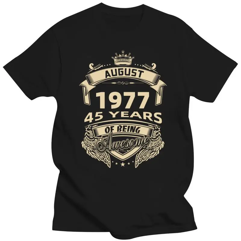 

Born In 1977 45 Years Of Being Awesome T Shirt January February April May June July August September October November December