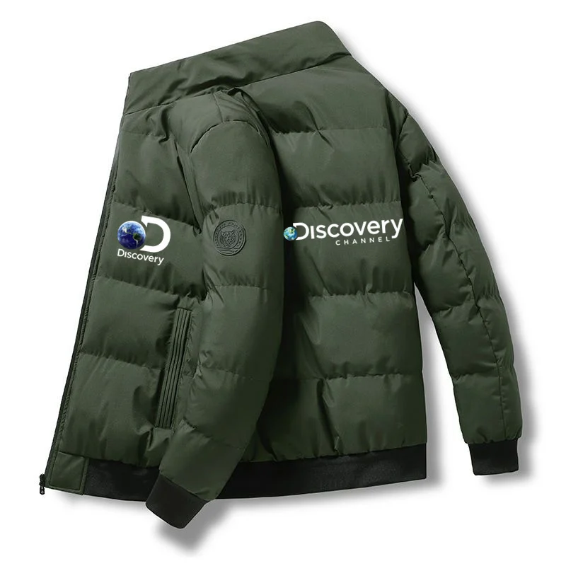 autumn and winter high quality sports padded jacket men's stand collar zipper padded jacket outdoor padded jacket casual jacket