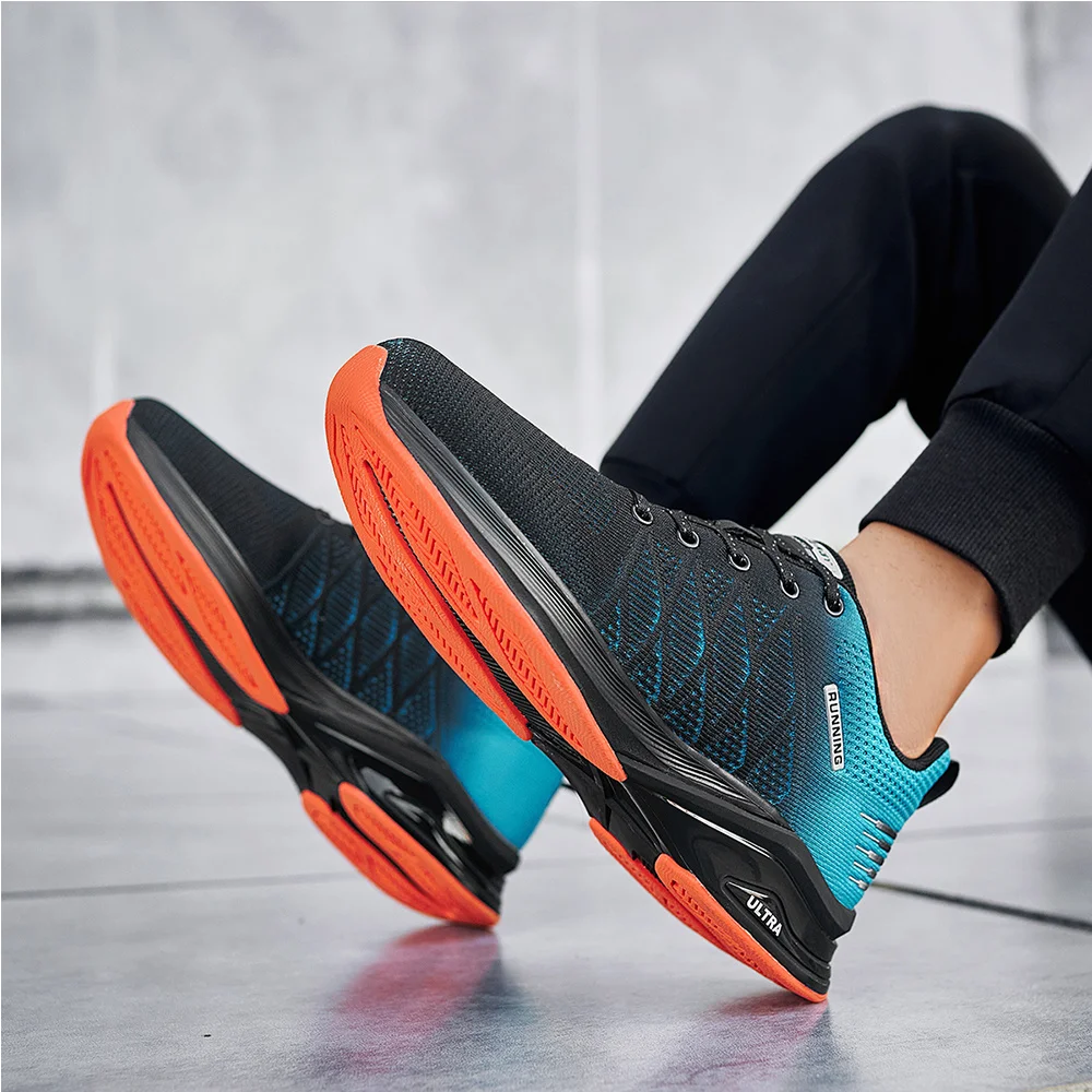 SALUDAS Men's Trail Running Big Size Lightweight Trekking Sneakers Outdoor Jogging Tennis Shoes Women Hiking Sneakers