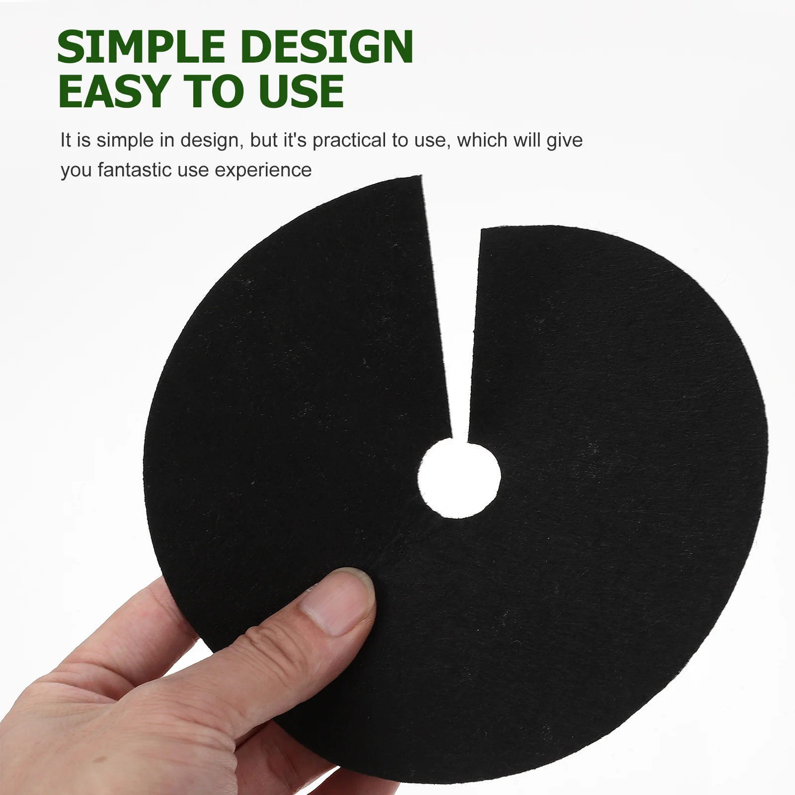 20pcs Gardening Weed Control Cloth Ring Non-woven Tree Protector |