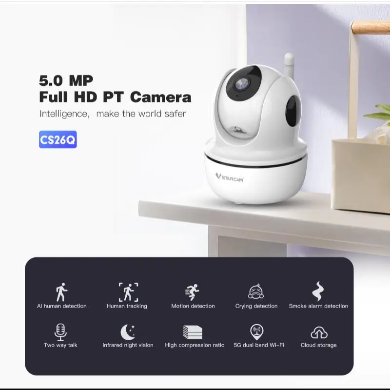 Фото Vstarcam 5MP 4MP Full HD WiFi IP Camera Wi-fi Baby Monitor Pan/Tilt Video Surveillance Security Home H.265 Eye4 on - Камера 5МП 4МП IP-камера Wi-Fi видеонаблюдение безопасность дома on Vstarcam 5MP 4MP Full HD WiFi IP Camera Wi-fi Baby Monitor Pan/Tilt Video Surveillance Security Home H.265 Eye4 on - Камера 5МП 4МП IP-камера Wi-Fi видеонаблюдение безопасность дома on