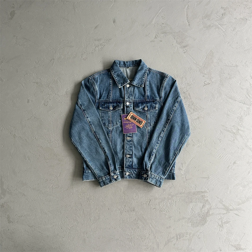 

Corteiz c-star denim jacket jeans High street men high quality embroidered tops and pants EU sizes S-XXL