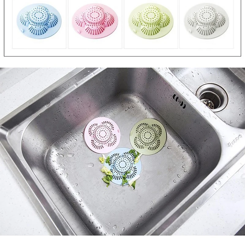 

Floor Drain Sink Sewer Filter Anti-clogging Water Draining Tool Hair Stopper