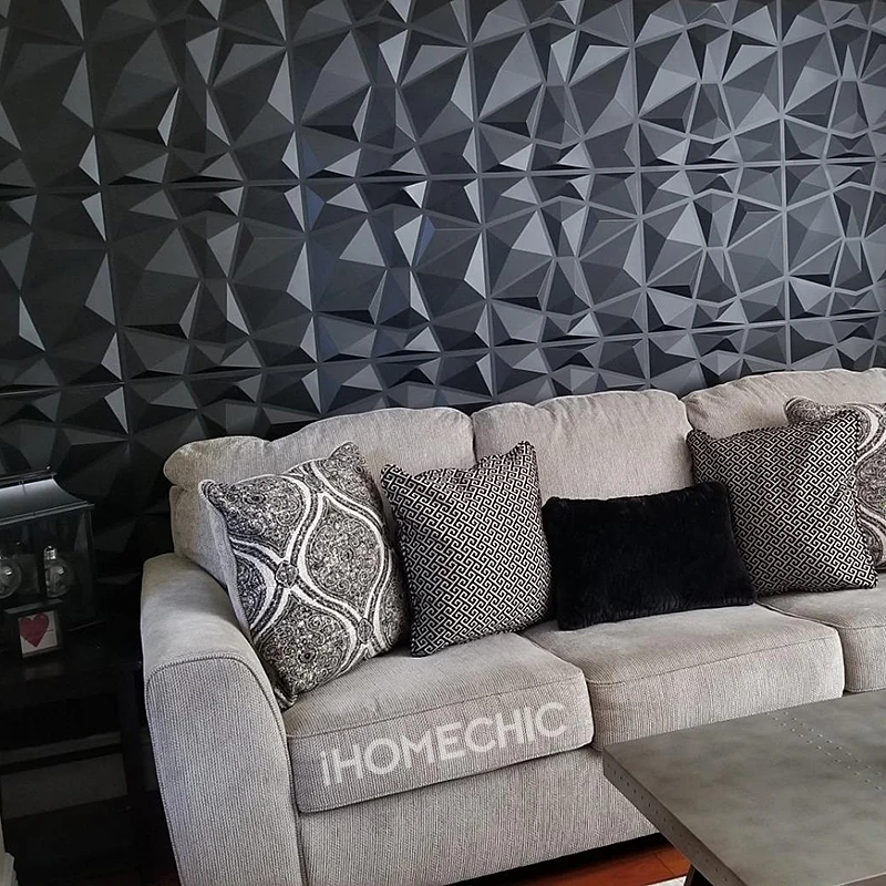 30x30 см настенная renovatio 3D панель Алмазная каменная плитка 90-х годов гостиная ТВ фон