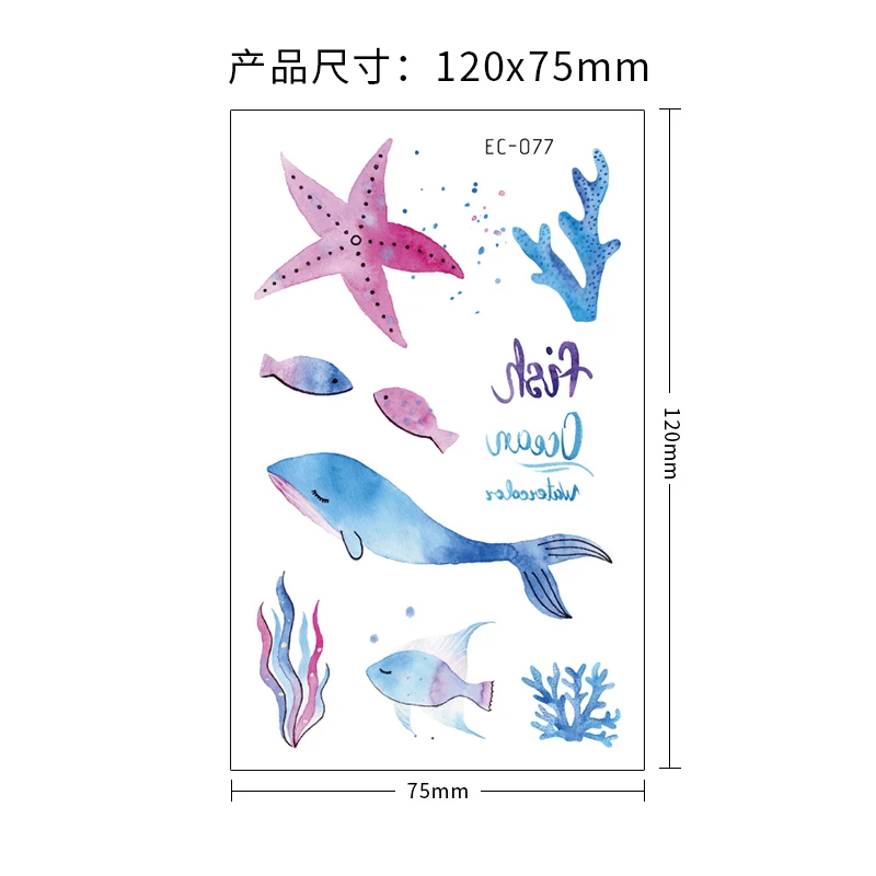 VeeCharm-экзотические тропические рыбки с животными для океана-водонепроницаемая