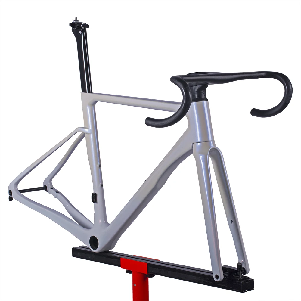 

Carbon Road Frame Fiber Disc Brake Frameset Inside Line Ultra-light PF30 Frame DIY 49 Colors 브롬톤 악세서리 Frameset Bicycle Parts