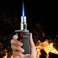 new outdoor bbq inflatable torch lighter turbo personality hand held small spray gun cigar metal butane lighters kitchen gadget