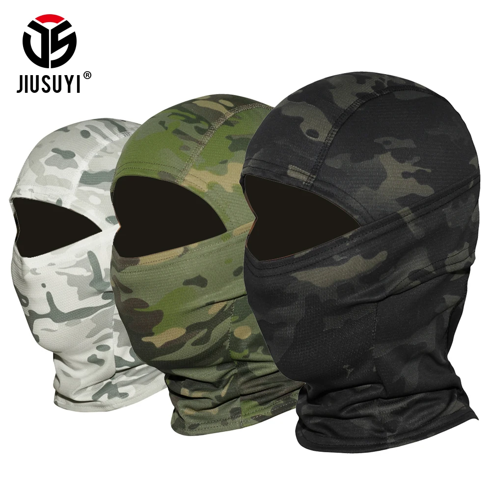 

18 Style Multicam Camouflage CP Tight Balaclava Tactical Airsoft Military Army Paintball Helmet Liner Full Face Mask Windproof