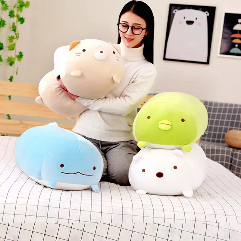 

19 Styles Totoro Dinosaur Panda Cat Bear Plush Toy Soft Cartoon Animal Hamster Elephant Deer Stuffed Doll Baby Pillow Gift