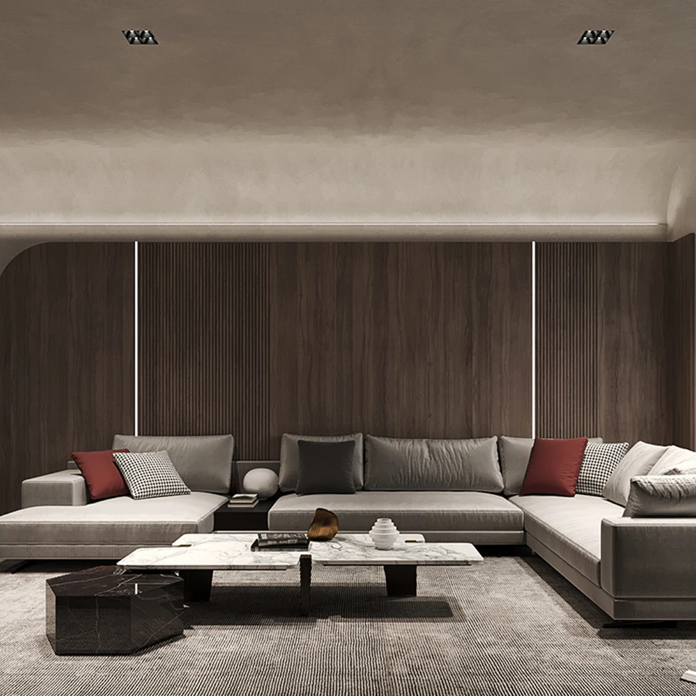 XRZLux светодиодный потолочный светильник с четырьмя головками антибликовый