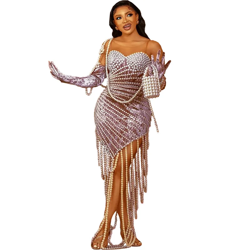 Бархатные облегающие платья для выпускного вечера в европейском стиле новинка