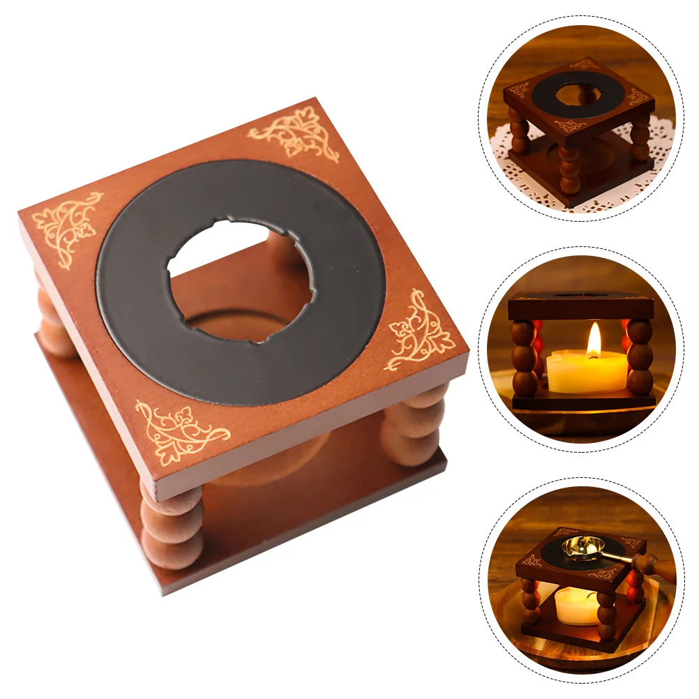 

Wax Seal Stamp Melting Sealing Furnace Stove Warmer Pot Set Tool Wood Melt Heater Maker Vintage Spoon Classic Stick Making Beads