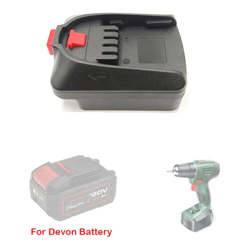 

Адаптер для аккумулятора Devon 20 в, преобразователь литий-ионной батареи в Bosch PBA 18 в, литий-ионный аккумулятор типа C, адаптер для электроинструмента