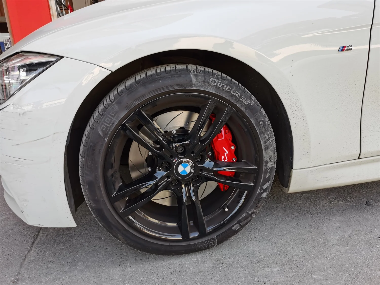 EDDYSTAR высокая прочность 18 Zoll Felge Vorne Großer 6 Kolben Bremssattel Mit 355*32mm Scheibe для BMW 3er F35