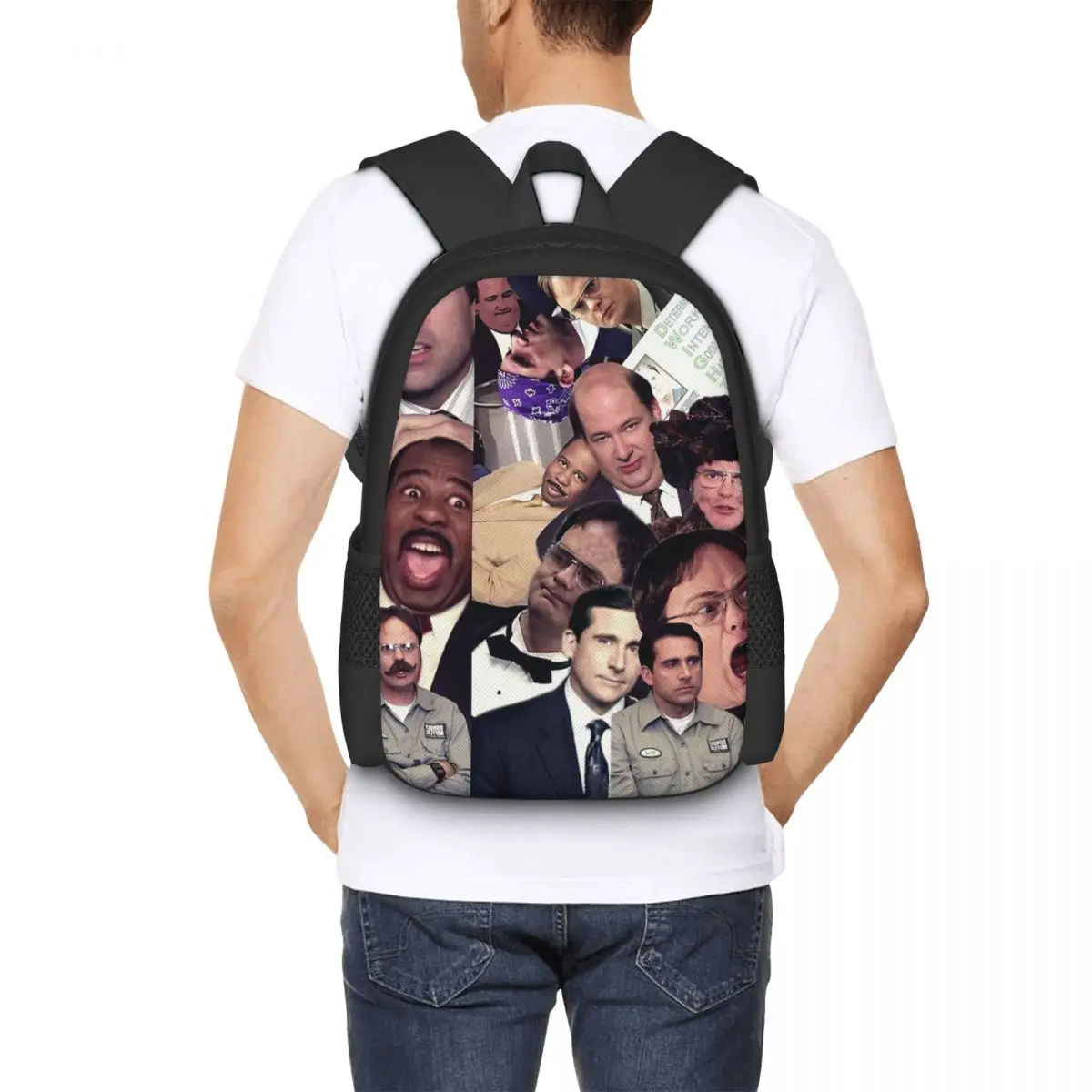 Office Mashup Backpack for Girls Boys Travel RucksackBackpacks for Teenage school bag