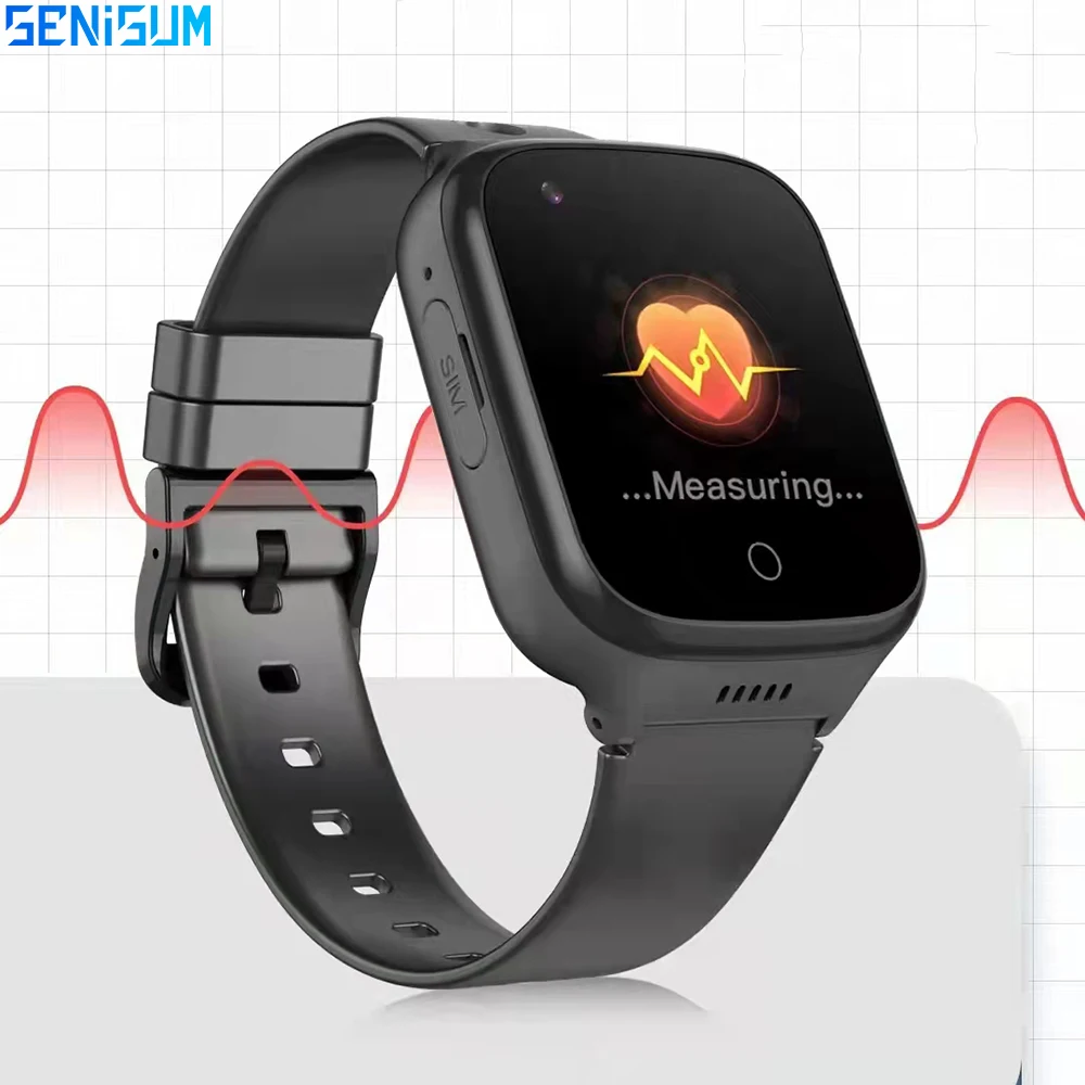 

Новинка 4G GPS Смарт-часы с измерением пульса и температуры WIFI позиционирование трек часы голосовой чат экстренный вызов фото часы