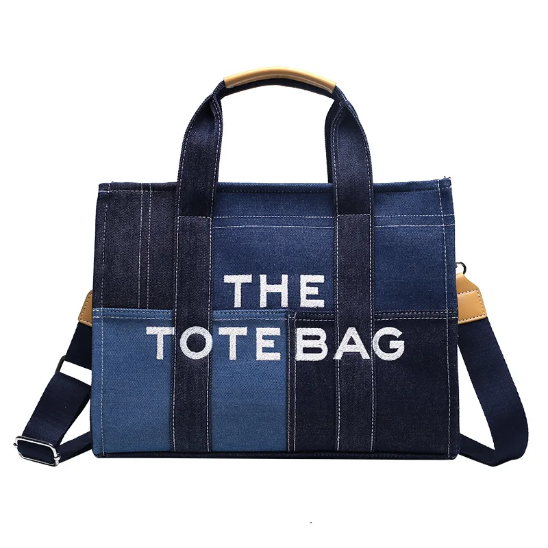 

Popular Women Handbags 2023 New Denim Shoulder Bags Brand Designer Lady Large Capacity Totes Bags Simple Female Crossbody Bags