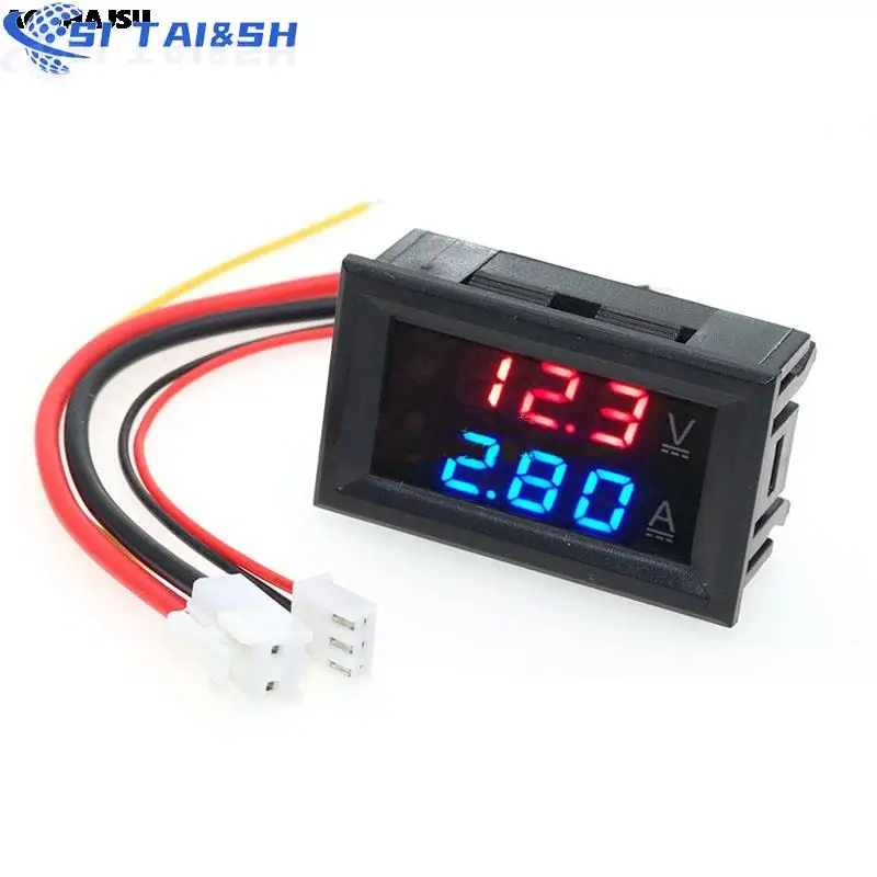 Светодиодный цифровой амперметр dc 10a. Цифровой ампервольтметр dc 0-100в 10а. Цифровой вольтметр амперметр постоянного тока 100 в 10 а. Dc 0-100 в 10a жк-дисплей цифровой вольтметр амперметр ваттметр. 36 " красный.