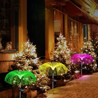 7 colors solar garden light outdoor decorative jellyfish waterproof color changing channel street lights led lawn lights