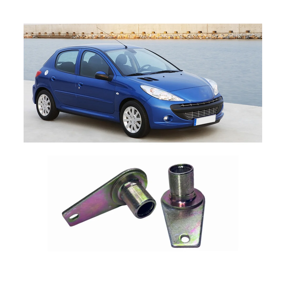 Стабилизатор звено задняя ось поворотный рычаг 517851 517850 для Peugeot 206 207 106 Citroen C2 SAXO