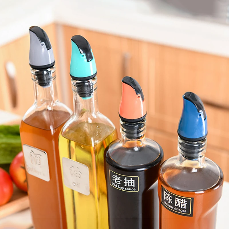 

Nozzle Oil Bottle Stopper Automatic Opening Closing Guide Nozzle Plastic durable Automatic and Closing Use Wide Applications