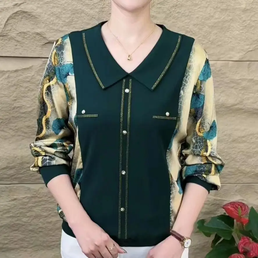 Женская футболка с длинным рукавом свободный Удобный универсальный топ