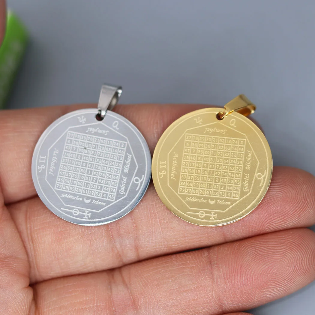 

2 шт., подвески в виде Луны из нержавеющей стали