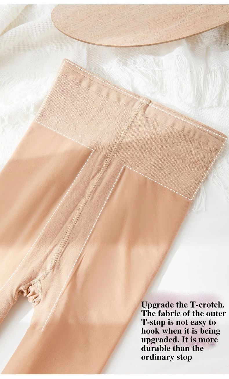 Women Winter Stockings Tights Fleece Skin Color Thick Ladies Pants Warm Pantyhose Woman Plush Velvet Stocking Sexy Female Tights