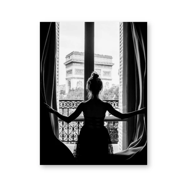 

Черно-белые плакаты для фотосъемки в Париже Ilan grace