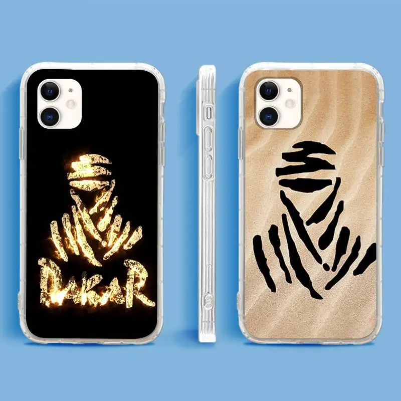 

Dakar rally logo Phone Case For iPhone 13 12 11Pro Max 11 XR XS Max X Mini 8 7 6 SE 2020 Soft Transparent Cover