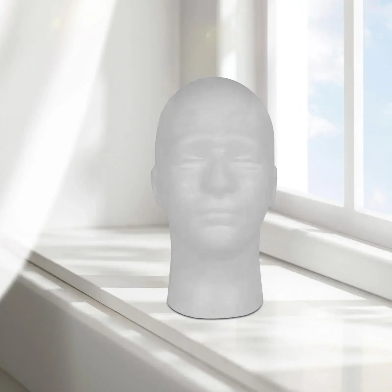 Голова парика из пенопласта белая портативная многофункциональная подставка