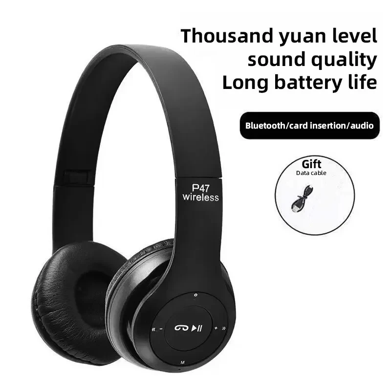 Фото Многофункциональная портативная складная беспроводная Bluetooth 5.0 гарнитура Lenovo для подключения по Bluetooth, проводное подключение №4