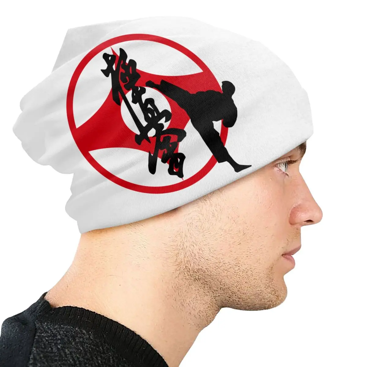 Шапки-бини Kyokushi Karate Skullies на заказ уличная одежда зимние женские и мужские вязаные