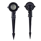 GU10 наружный алюминиевый светодиодный светильник для газона с черным садовым точечным светильник