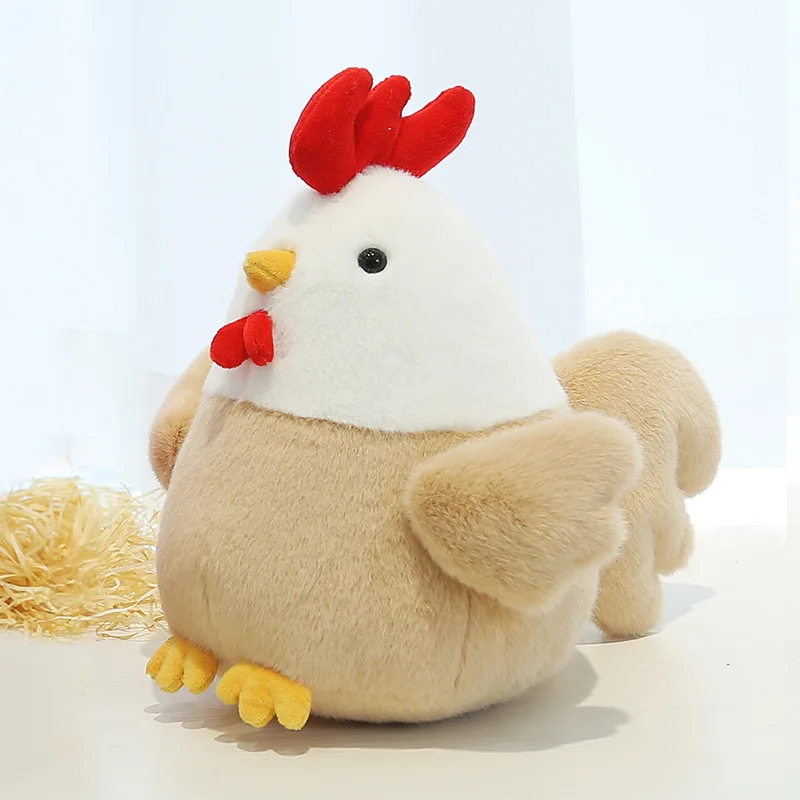 23 см Милая курица, плюшевая кукла, игрушки для детей, животное, курица,  плюшевая игрушка для мальчиков и девочек, мягкая курица для сна, кукла,  подарки на день рождения | AliExpress