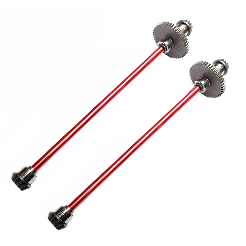 

2X Metal Main Central Axle Drive Shaft Upgrade Parts For Wltoys 144001 1/14 RC Car Spare Accessories