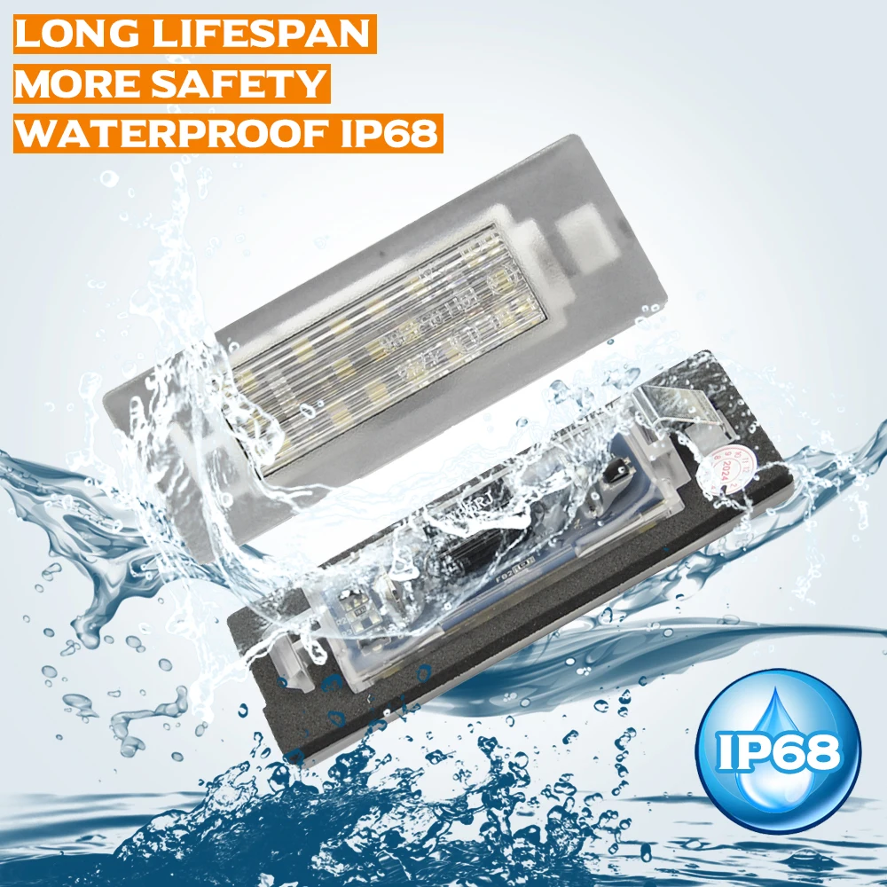 2 шт. для Fiat Panda Mk3 тип 169 MK4 312 светодиодный номерной знак 319 71734797