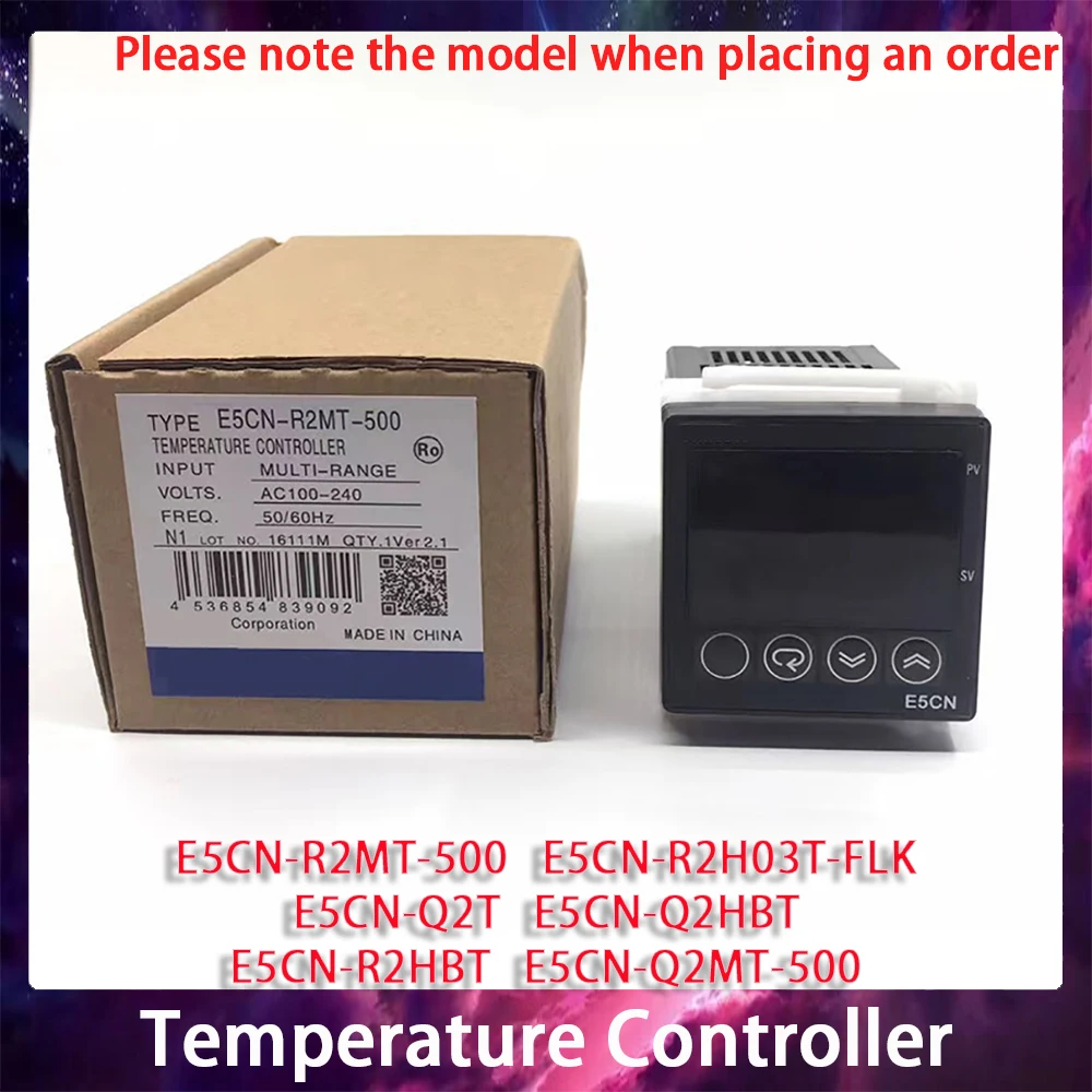 E5CN-R2MT-500 E5CN-R2H03T-FLK E5CN-Q2T E5CN-Q2HBT E5CN-R2HBT E5CN-Q2MT-500 Temperature Controller Fast Ship Works Perfectly