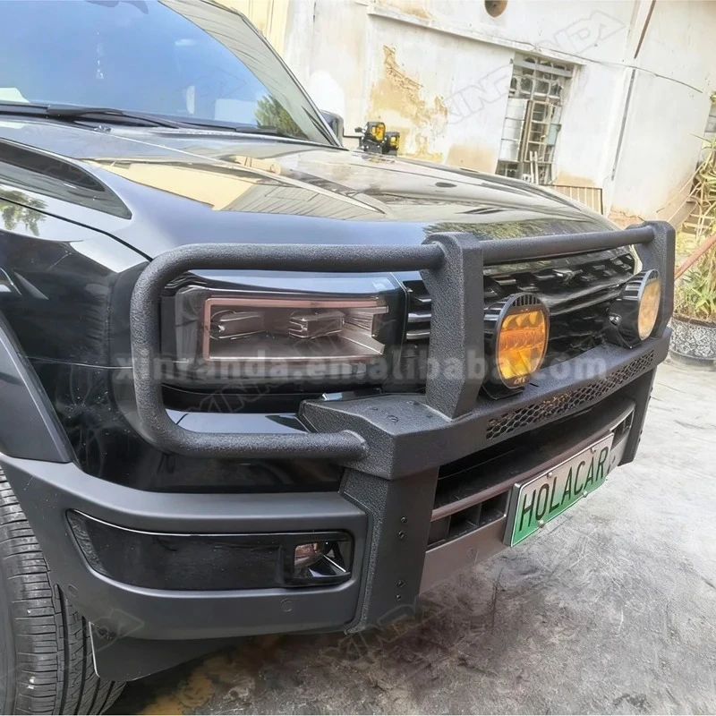 Фото Внедорожный передний бампер-кенгурятник G700 для автомобилей Chery Jetour Zongheng G700 №3