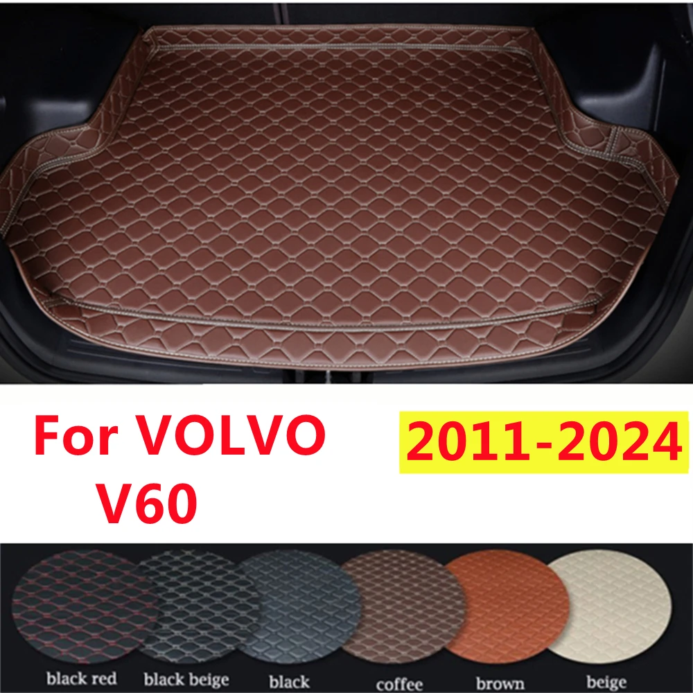 SJ High Side Всепогодная подходит для VOLVO V60 2024 2023-2011 коврик в багажник автомобиля