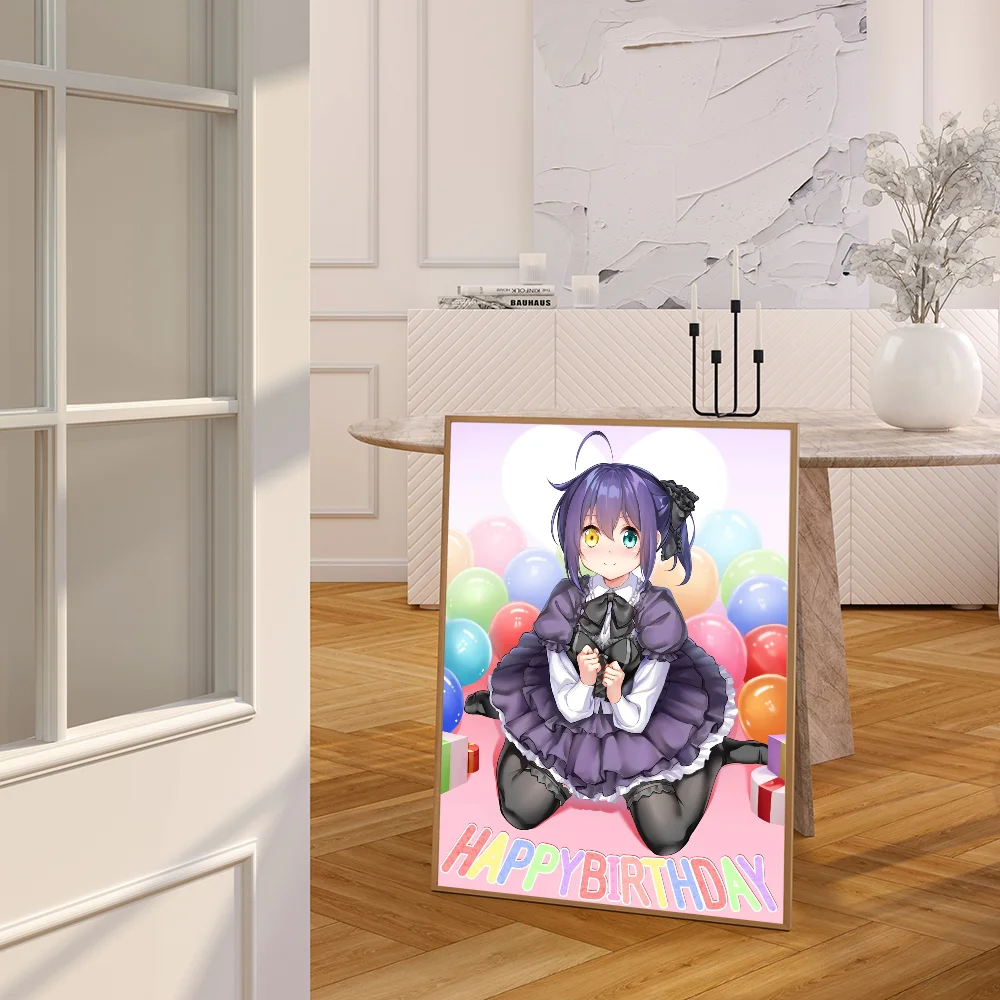 Chuunibyou Demo Koi Ga Shitai Rikka Takanashi Vintage Posters Sticky Room Home Bar Cafe Decor Kawaii