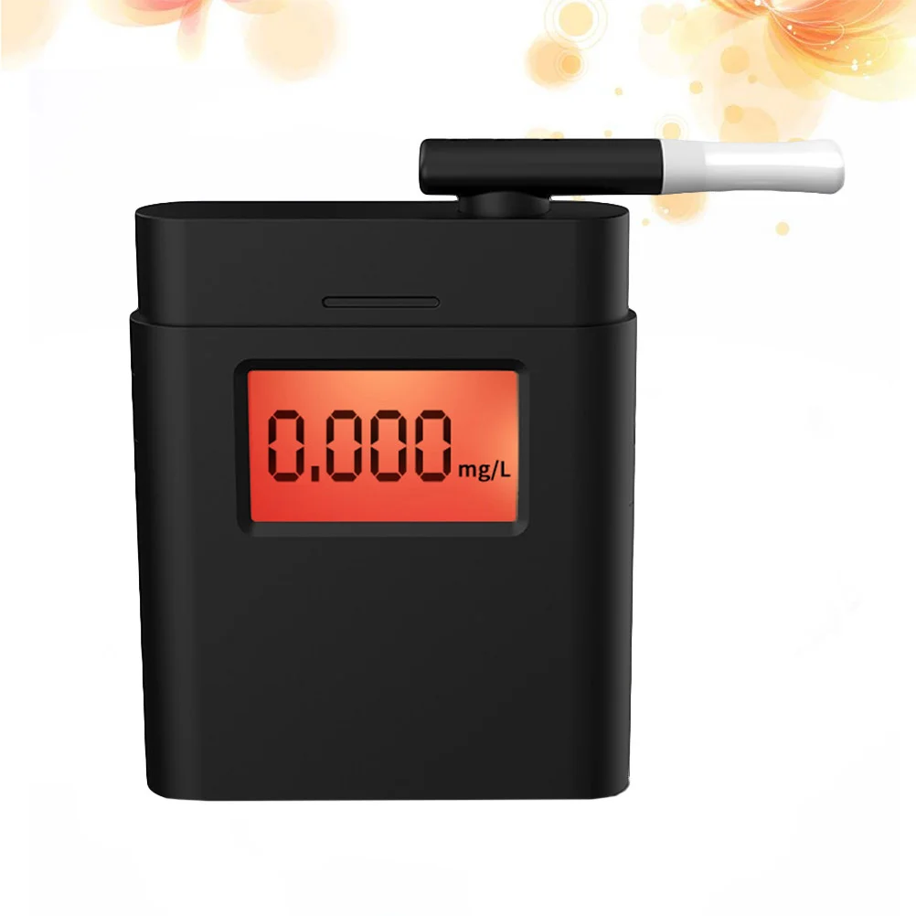 

Portable Digital Display Powered Square Breath Tester No Included(Black)