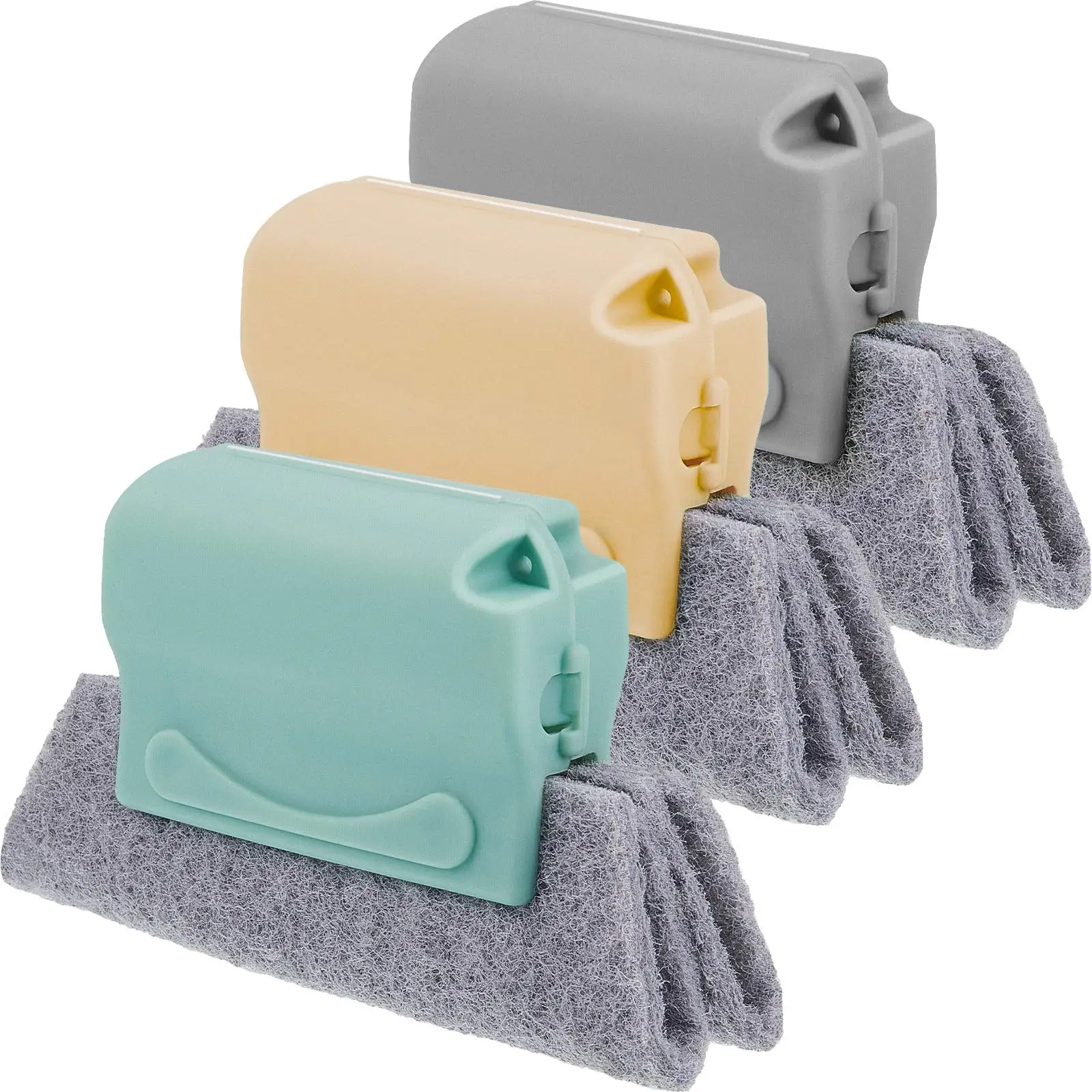 

Креативная щетка для чистки оконных пазов, ручные инструменты для чистки щелей, углов, волшебная щетка для окон, тканевый инструмент для дом...