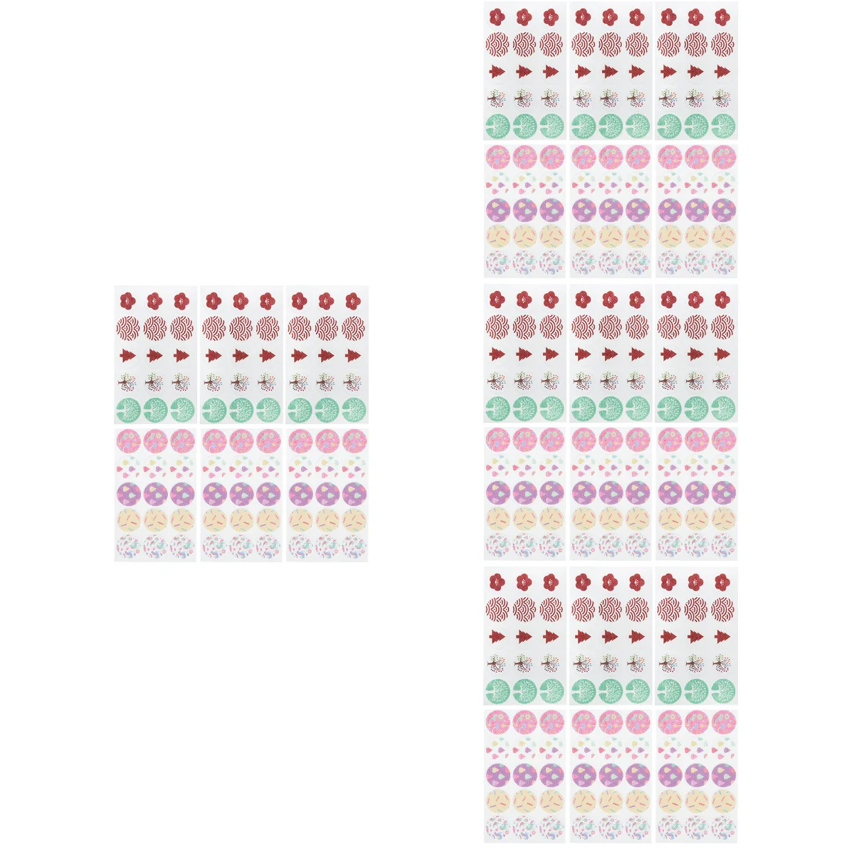 

24 Sheets Essential Oil Stickers Essential Oil Aroma Infused Stickers