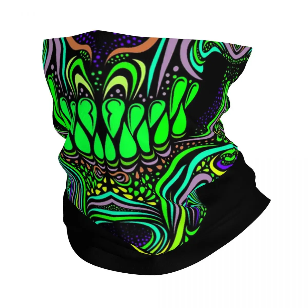 

Психоделический череп Aphex двойной Триппи череп лицо бандана Шея Гетры Печатный оберточный шарф маска шарф Велоспорт шарф Спорт для мужчин женщин