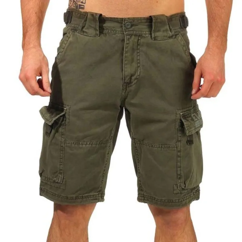 Новые мужские уличные тактические повседневные шорты летние однотонные большие