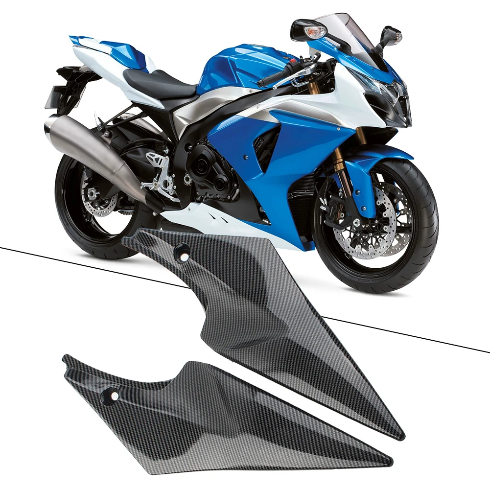 

1Pair Motorcycles Tank Side Cover Panel Fairings Carbon Fiber Accessories For Suzuki GSXR600 750 K6 2006 2007 High Quality