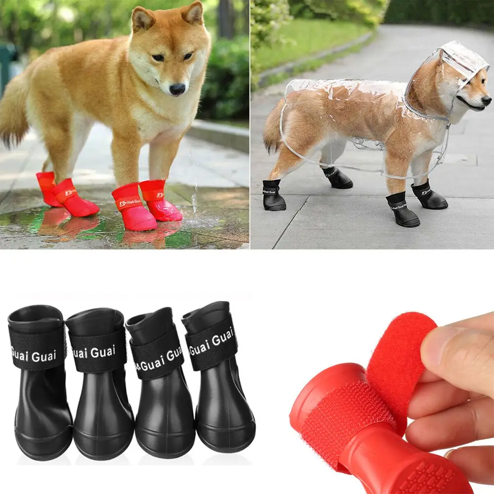 

Teddy Anti-Slip Waterproof Protective Case Dog Rain Shoes Pet Boots Dog Rain Booties Socks