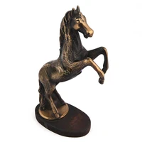 handmade brass bronze black golden jumping horse statue sculpture figurine home decor 29 5 x 8 5 cm sbg 111